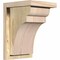 Ekena Millwork Yorktown Rough Sawn Corbel w/Backplate, Douglas Fir, 8"W x 8"D x 12"H COR08X08X12YOR01RDF - alternate 1